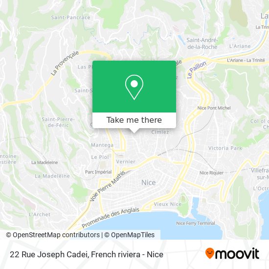 22 Rue Joseph Cadei map