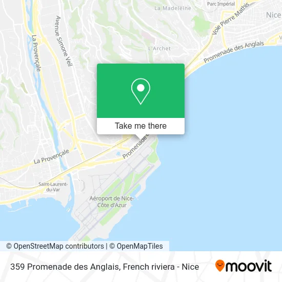 359 Promenade des Anglais map
