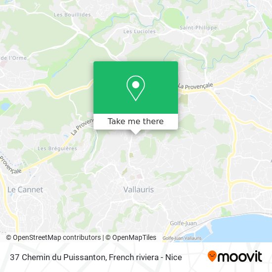 37 Chemin du Puissanton map