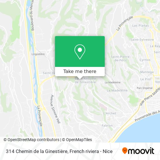 314 Chemin de la Ginestière map