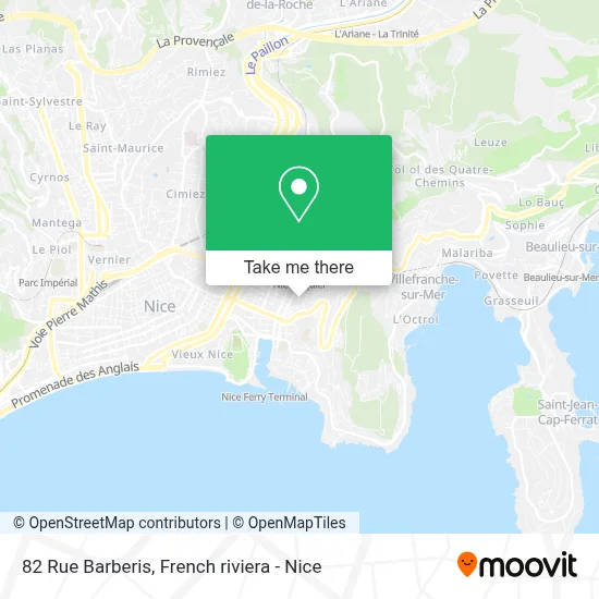 82 Rue Barberis map