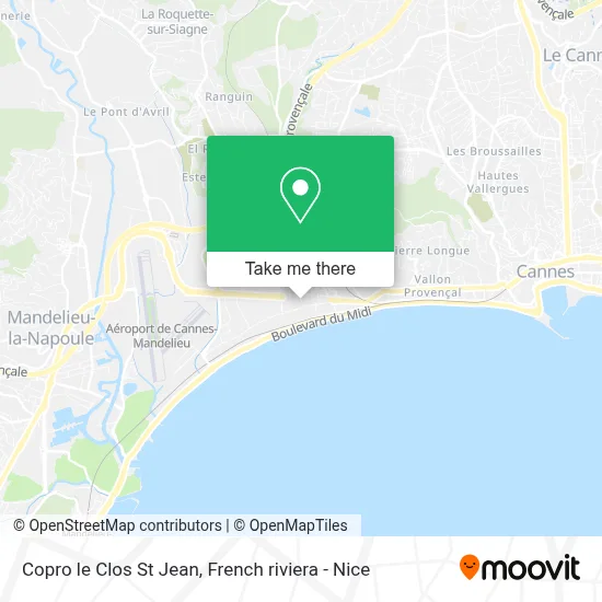 Copro le Clos St Jean map