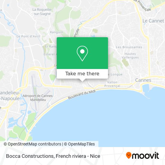 Bocca Constructions map