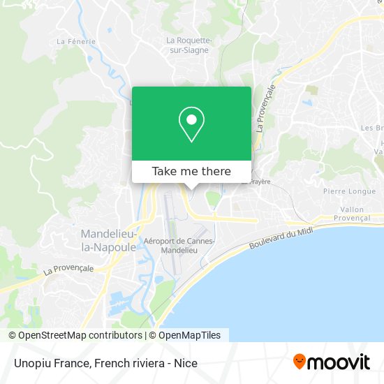 Unopiu France map