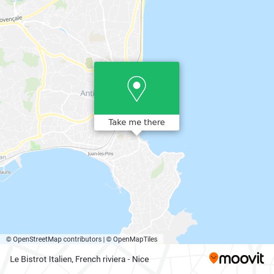 Le Bistrot Italien map