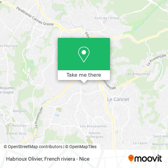 Mapa Habrioux Olivier