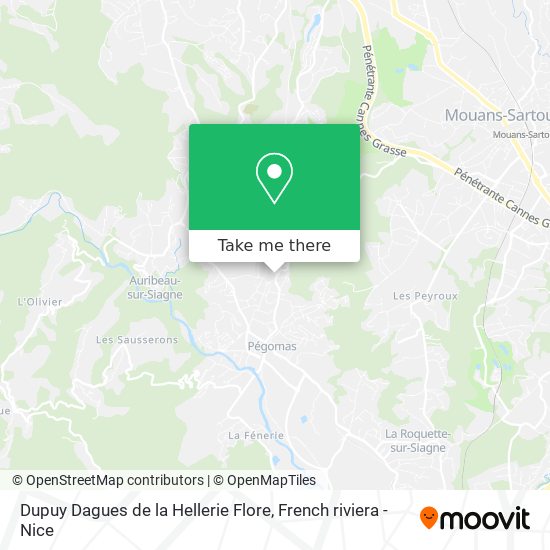 Dupuy Dagues de la Hellerie Flore map