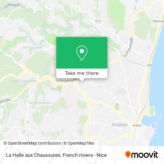 La Halle aux Chaussures map