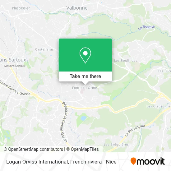 Logan-Orviss International map