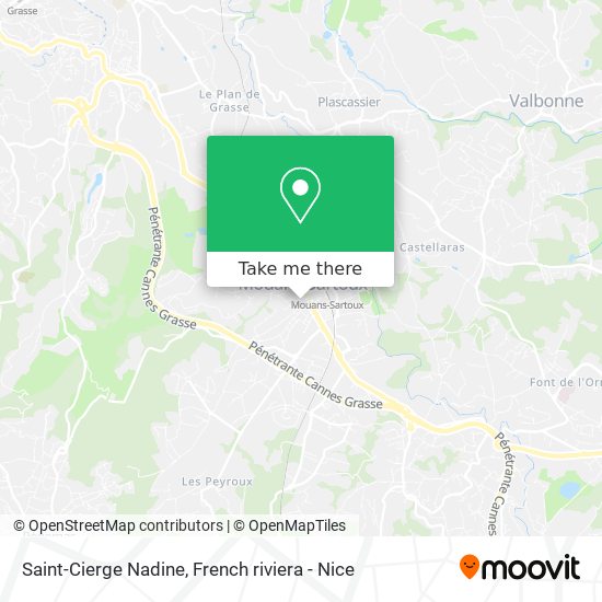 Saint-Cierge Nadine map