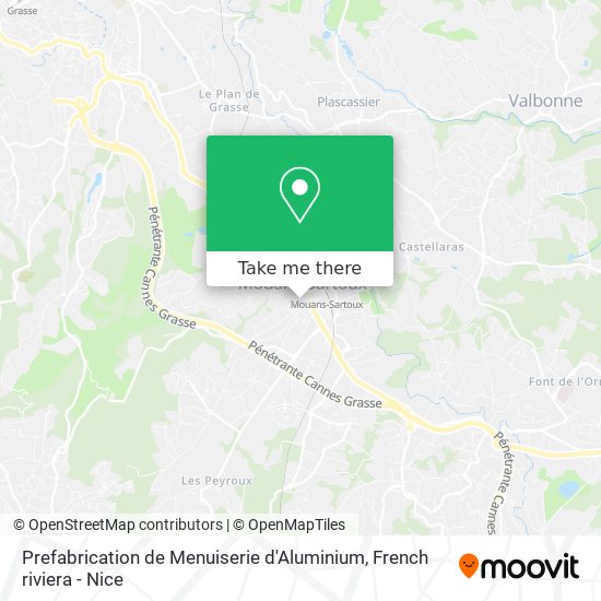 Prefabrication de Menuiserie d'Aluminium map