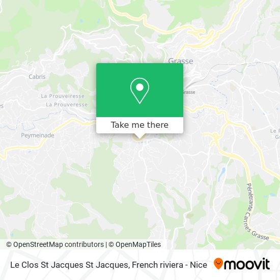 Le Clos St Jacques St Jacques map