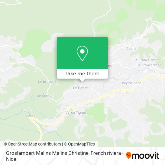 Groslambert Malins Malins Christine map