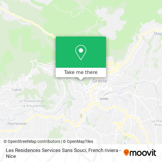 Les Residences Services Sans Souci map