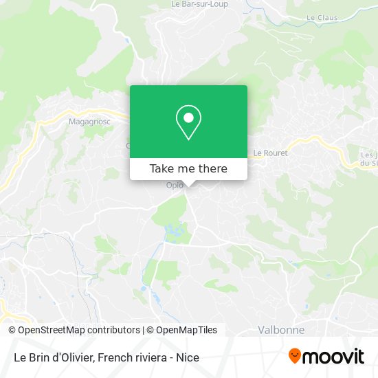 Le Brin d'Olivier map
