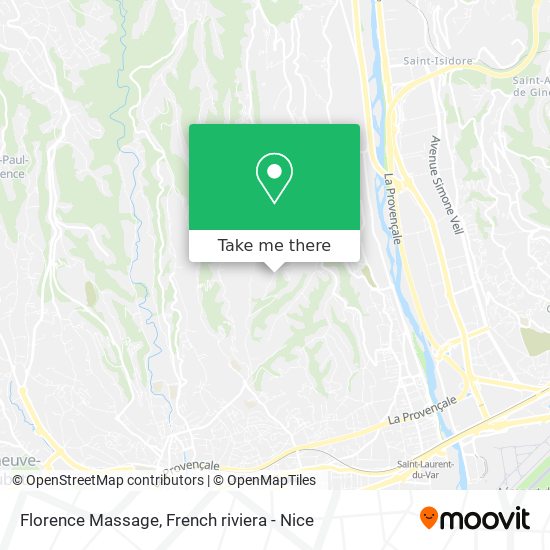 Florence Massage map