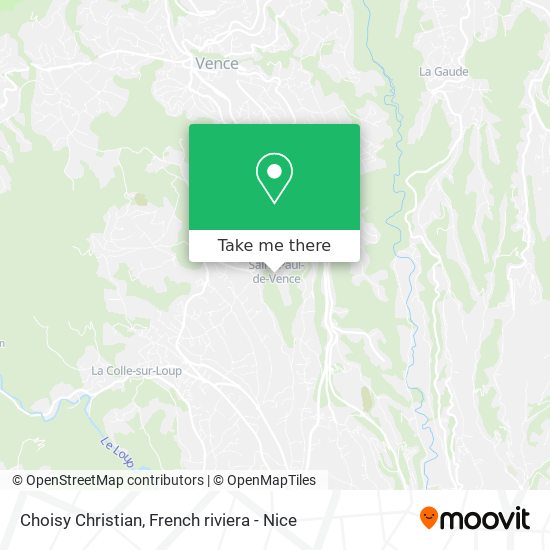 Mapa Choisy Christian