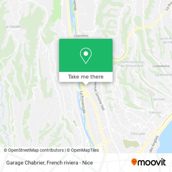 Garage Chabrier map