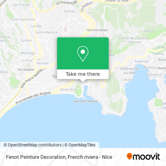 Fenot Peinture Decoration map