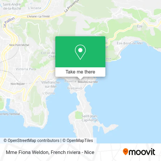 Mme Fiona Weldon map