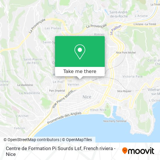 Centre de Formation Pi Sourds Lsf map