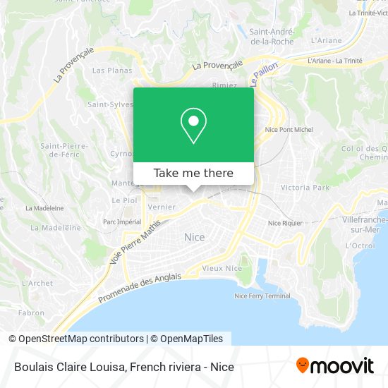 Mapa Boulais Claire Louisa