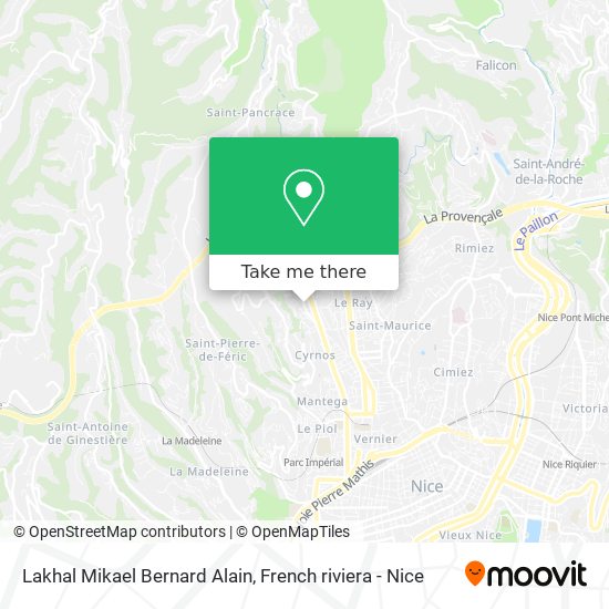 Lakhal Mikael Bernard Alain map
