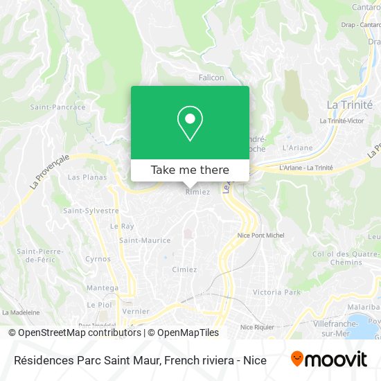 Résidences Parc Saint Maur map