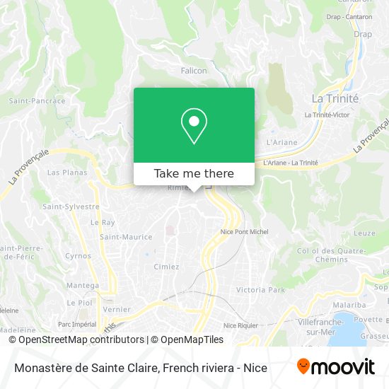 Monastère de Sainte Claire map