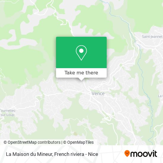 Mapa La Maison du Mineur