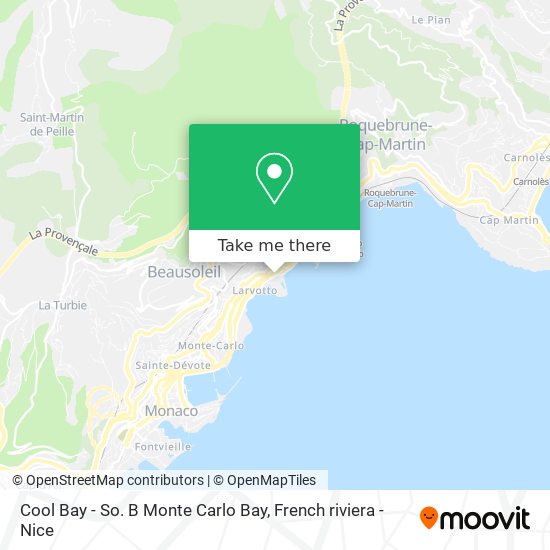 Cool Bay - So. B Monte Carlo Bay map