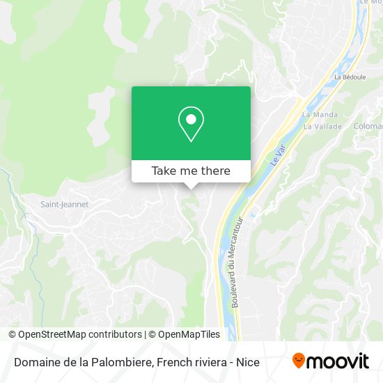 Domaine de la Palombiere map