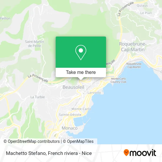 Machetto Stefano map