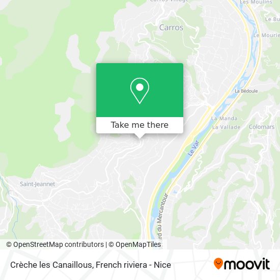 Crèche les Canaillous map