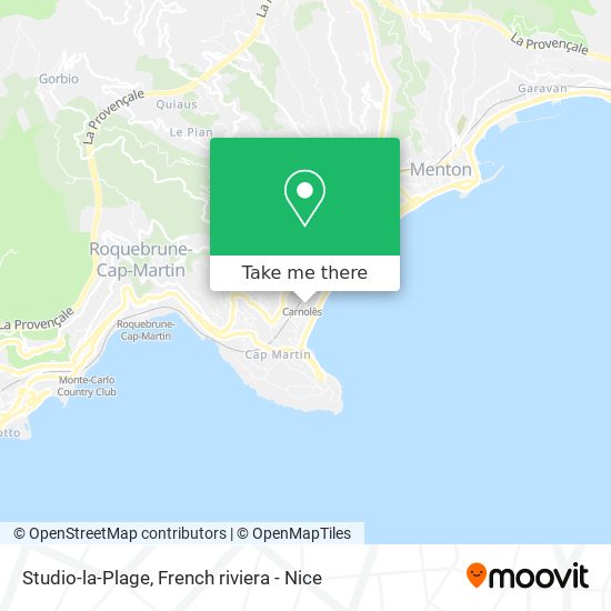 Studio-la-Plage map