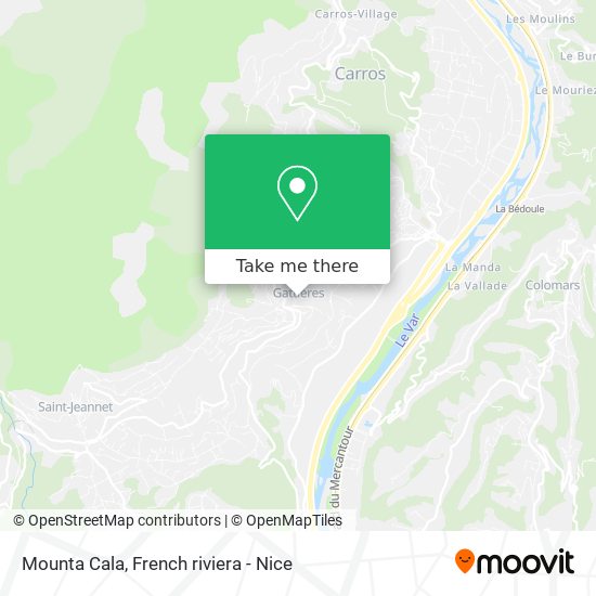 Mapa Mounta Cala