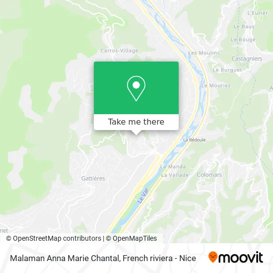 Malaman Anna Marie Chantal map