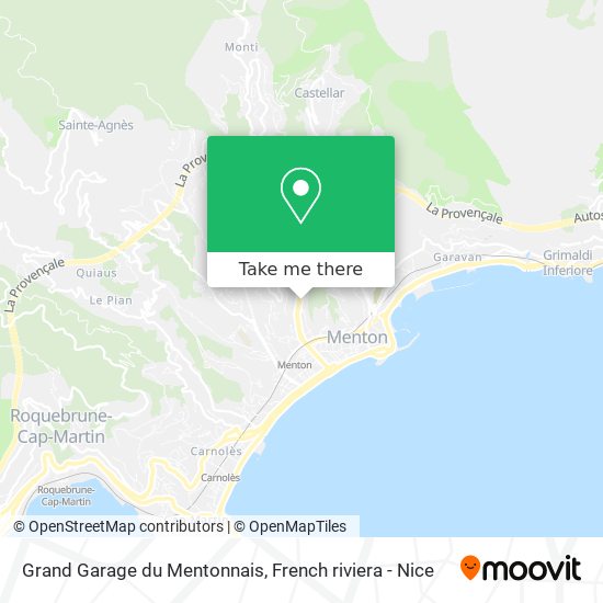 Grand Garage du Mentonnais map