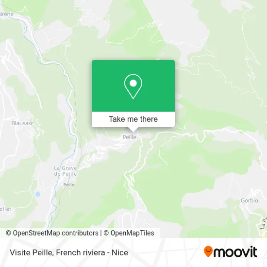 Visite Peille map