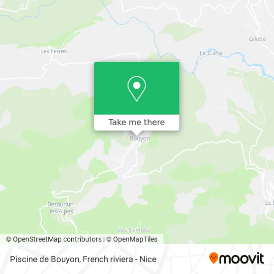 Piscine de Bouyon map