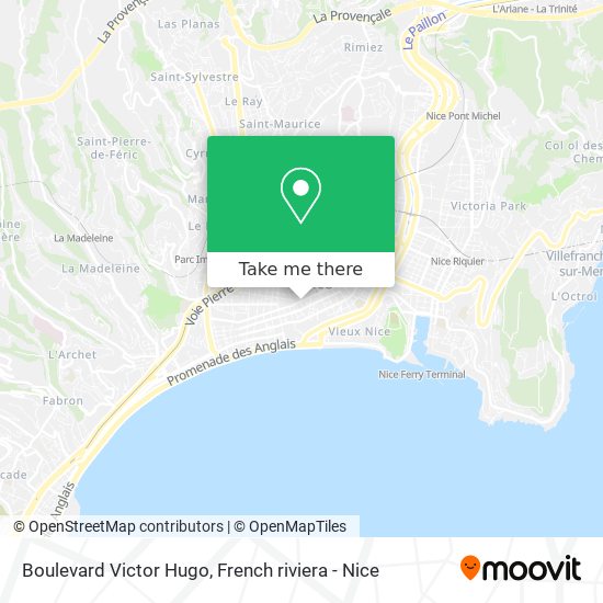 Boulevard Victor Hugo map