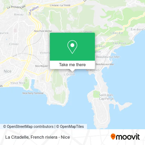 La Citadelle map