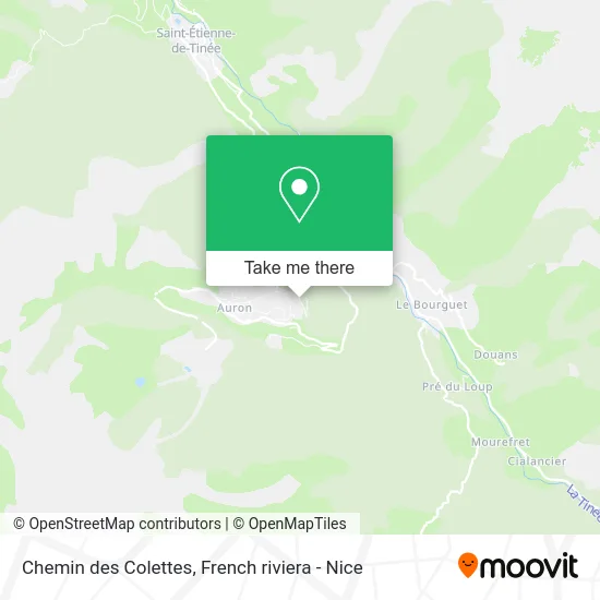 Chemin des Colettes map
