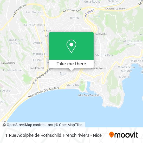 1 Rue Adolphe de Rothschild map