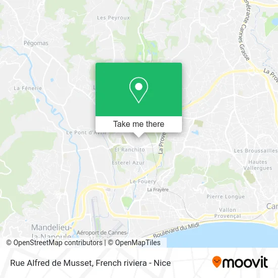 Rue Alfred de Musset map