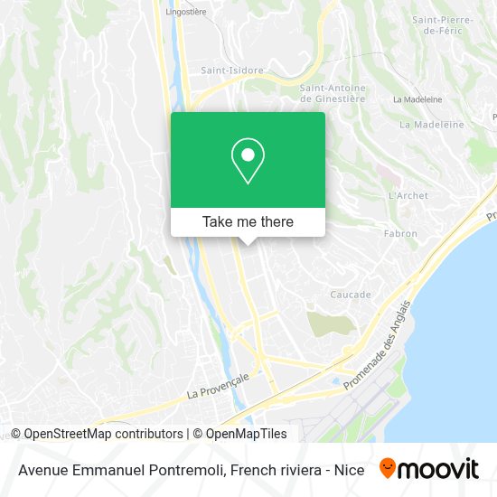 How To Get To Avenue Emmanuel Pontremoli In Nice By Bus Train Or Light Rail