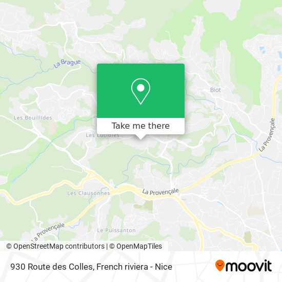 930 Route des Colles map