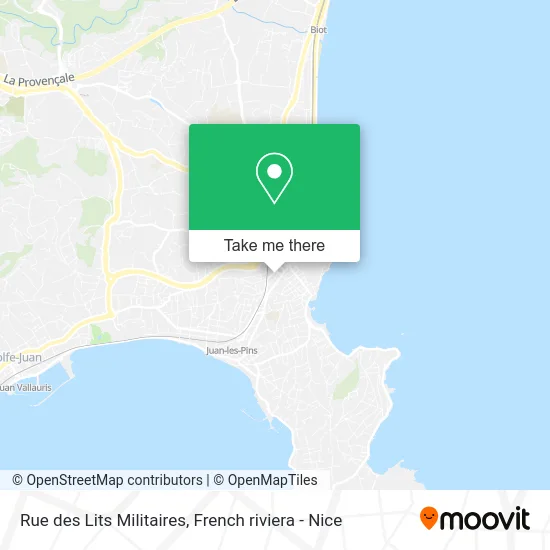 Rue des Lits Militaires map