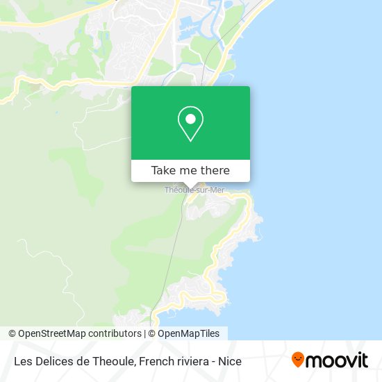 Les Delices de Theoule map