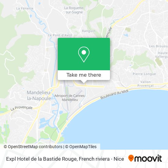Expl Hotel de la Bastide Rouge map